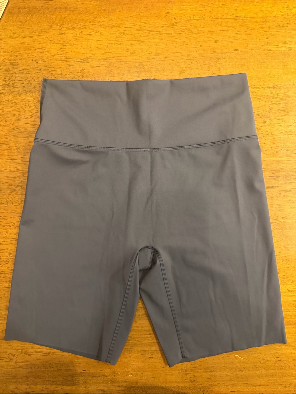 aerie goals bike short hi-rise charcoal Bike Shorts XL 8” inseam